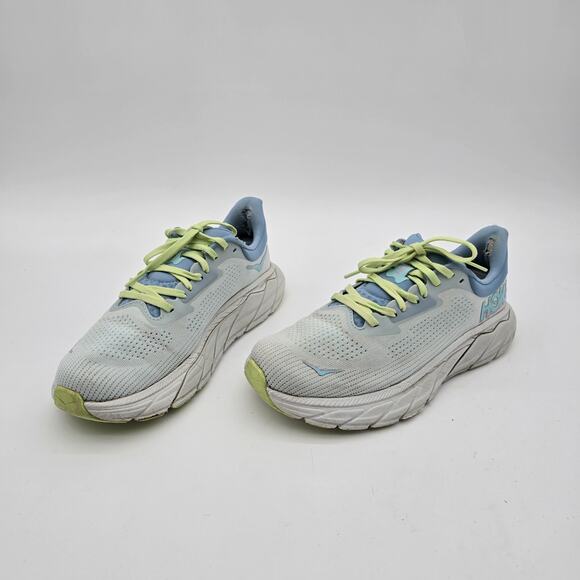 Hoka Arahi 7 Womens Size 7.5 Wide D Blue Sneaker Shoes Trail Running